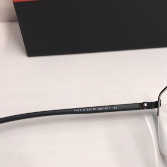 NEW & 100% AUTHENTIC Prada VPS 51M Linea Rossa eyeglasses - Picture 3 of 13